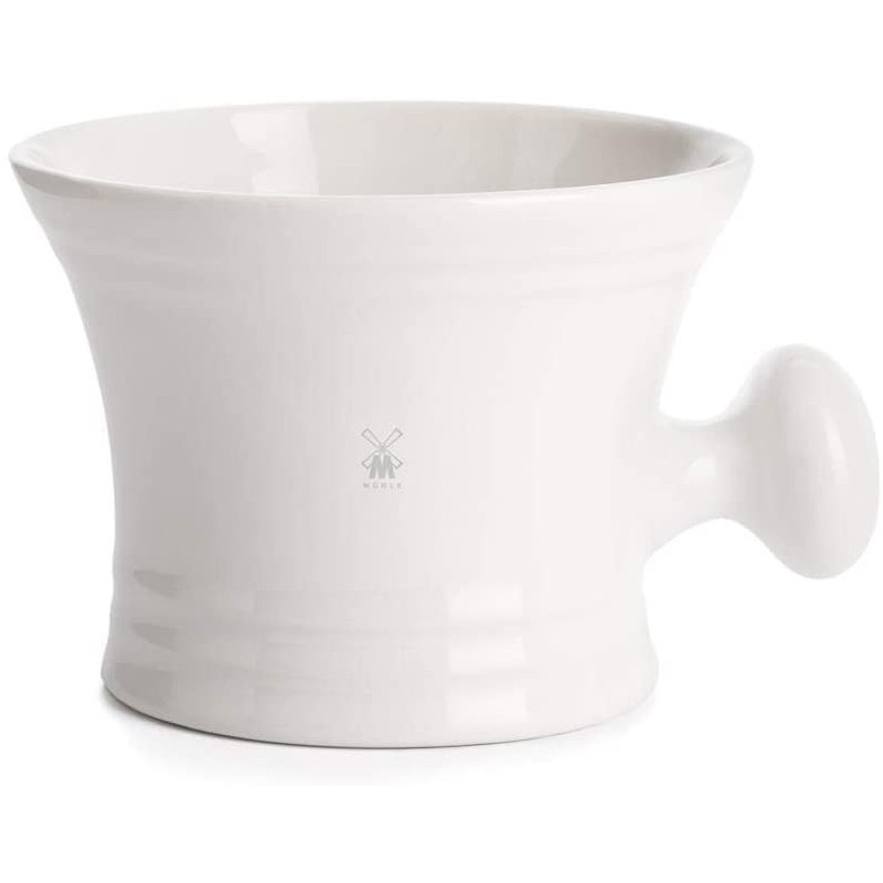 Bol à raser Mühle porcelaine blanche avec poignée