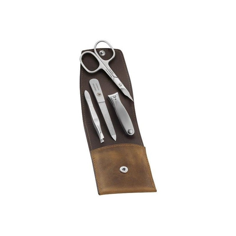 Trousse manucure Dovo marron