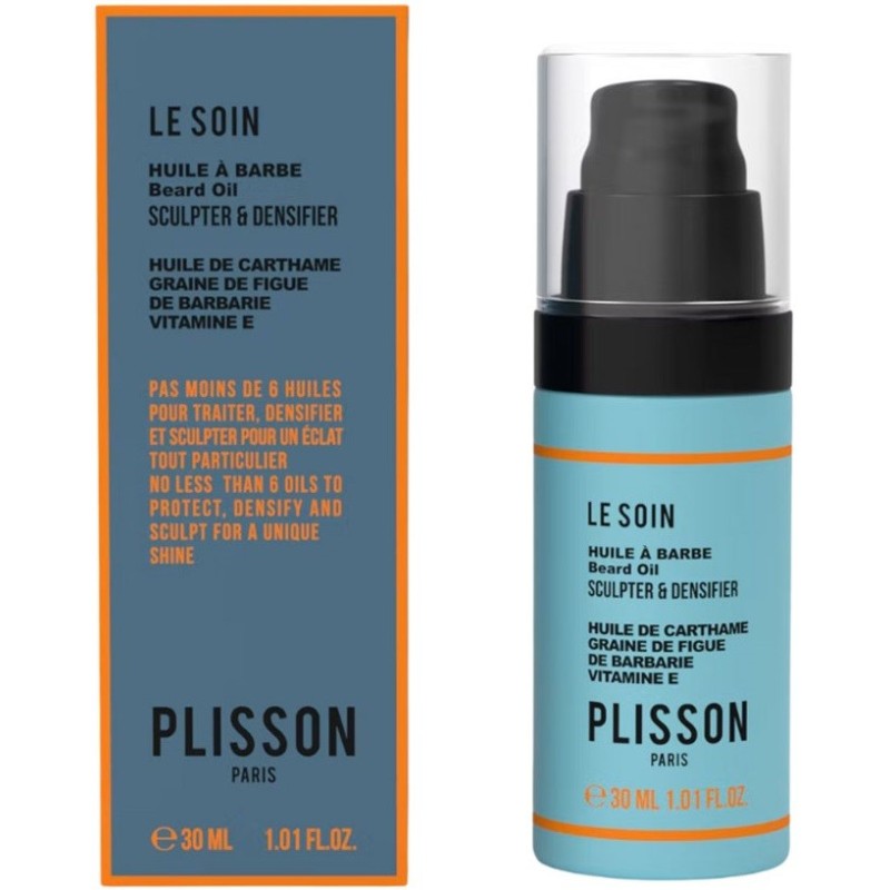 Huile à barbe naturelle - Marque Plisson - 30ml