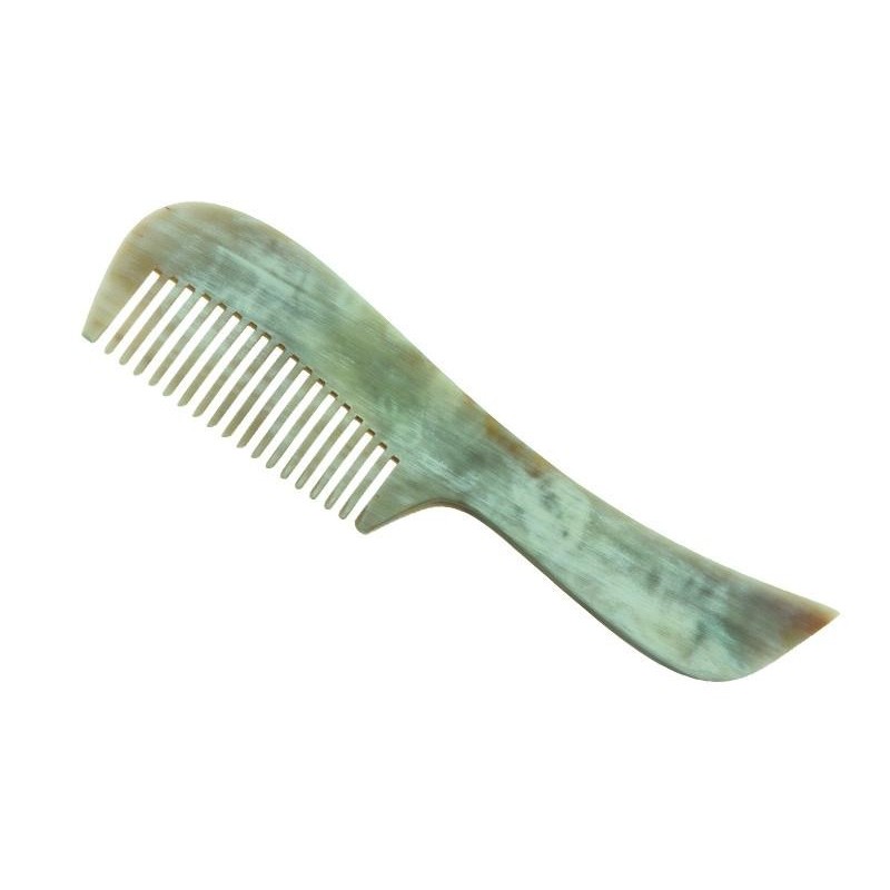 Peigne moustache avec manche 10 cm corne