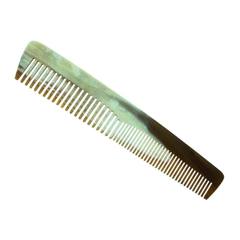 Peigne pour barbe et moustache - En corne, 9 cm